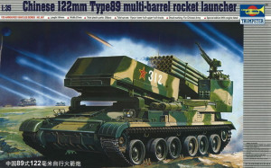 Trumpeter 1:35 307 Chinesischer Raketenwerfer 122mm Typ 89 Multi-barrel Rocket Launcher