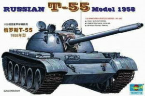 Trumpeter 1:35 342 Russischer Panzer T-55A von 1958