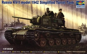 Trumpeter 1:35 358 Russischer Panzer KV-1, 1942 Einfacher Turm