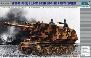 Trumpeter 1:35 353 PzKpfw 39(H) 10,5 cm LeFH18 (SFf) auf Geschützwagen
