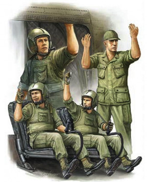Trumpeter 1:35 417 US Army CH-47 Crew in Vietnam