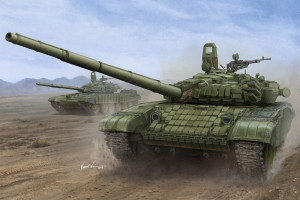 Trumpeter 1:16 925 Russian T-72B/B1 MBT(w/kontakt-1 reactiv armor)