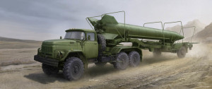 Trumpeter 1:35 1081 Soviet Zil-131V tow 2T3M1 Trailer with 8K14 Missile