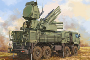 Trumpeter 1:35 1061 Russian 72V6E4 Combat Unit of 96K6 Pantsir -S1 ADMGS(w/RLM SOC S-band Radar)