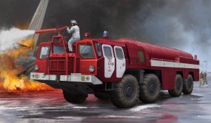 Trumpeter 1:35 1074 Airport Fire Fighting Vehicle AA-60 (MAZ-7310) 160.01