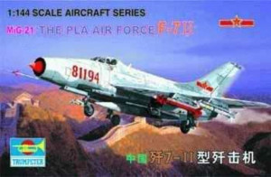 Trumpeter 1:144 1325 MiG-21 J-711 China (The Pla Airforce)