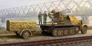 Trumpeter 1:35 1524 German 2cm Flakvierling 38 auf Selbstfahrlafette (Sd.Kfz.7/1 Late Version)