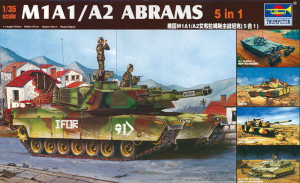 Trumpeter 1:35 1535 M1A1/A2 Abrams 5 in 1