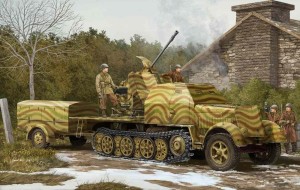 Trumpeter 1:35 1527 German 3,7cm Flak 43 auf Selbstfahrlafette Sd.Kfz. 7/2