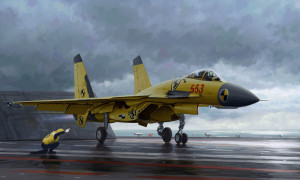 Trumpeter 1:72 1670 Chinese J-15 with flight deck