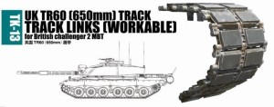 Trumpeter 1:35 2043 UK TR60 (650mm) track for British challenger 2 MBT