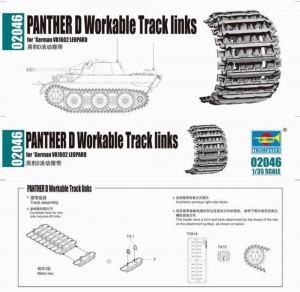 Trumpeter 1:35 2046 Panther D Workable Tracks links