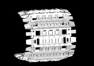 Trumpeter 1:35 2049 E-100 Track links