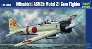 Trumpeter 1:24 2405 Mitsubishi A6M2b Zero Typ 21