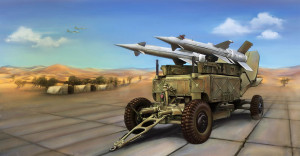 Trumpeter 1:35 2354 Soviet 5P71 Launcher with 5V27 Missile Pechora (SA-3B Goa)