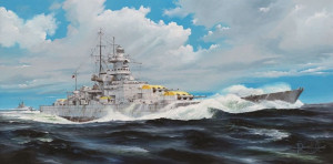 Trumpeter 1:200 3714 German Gneisenau Battleship