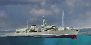 Trumpeter 1:350 4544 HMS TYPE 23 Frigate - Kent (F78)