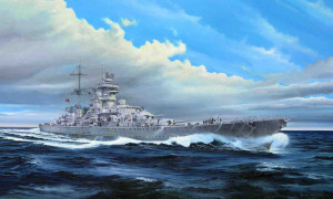 Trumpeter 1:350 5313 German cruiser Prinz Eugen 1945