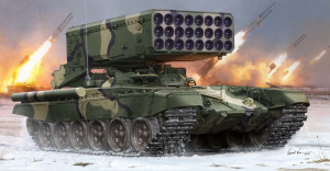 Trumpeter 1:35 5582 Russian TOS-1 24-Barrel Multipe Rocket L