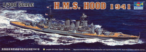 Trumpeter 1:700 5740 H.M.S Hood 1941