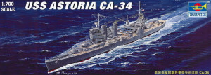 Trumpeter 1:700 5743 USS Astoria CA-34 1942