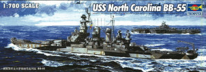 Trumpeter 1:700 5734 USS North Carolina BB-55