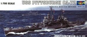 Trumpeter 1:700 5726 USS Pittsburgh CA-72 1944