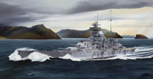 Trumpeter 1:700 5766 German cruiser Prinz Eugen 1942