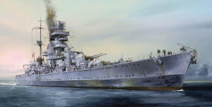 Trumpeter 1:700 5767 German cruiser Prinz Eugen 1945