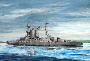 Trumpeter 1:700 5780 HMS Warspite 1915
