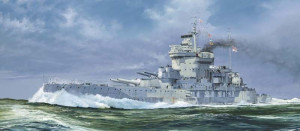 Trumpeter 1:700 5795 HMS Warspite 1942