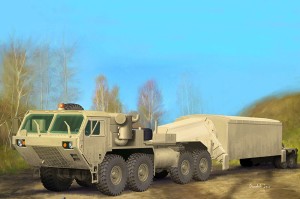 Trumpeter 1:72 7177 M983 Tractor with AN/TPY-2 X Band Radar