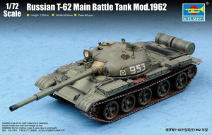 Trumpeter 1:72 7146 Russian T-62 Main Battle Tank Mod.1962