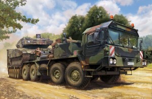 Trumpeter 1:72 7196 Slt-56 Tractor with 56t Semi Trailer
