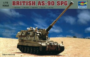 Trumpeter 1:72 7221 Britisch AS-90 Self-Propelled Howitzer