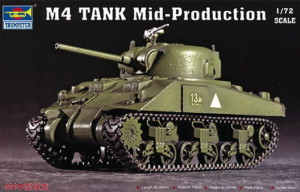 Trumpeter 1:72 7223 M4 (Mid) Tank