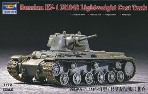 Trumpeter 1:72 7233 Russian KV-1 M1942 Lightweight Cast Tank