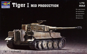 Trumpeter 1:72 7243 Tiger 1 Tank (Mid.)