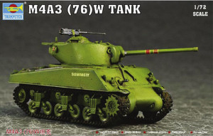 Trumpeter 1:72 7226 M4A3 76(W) Tank