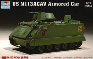 Trumpeter 1:72 7237 US M 113 ACAV Armored Car