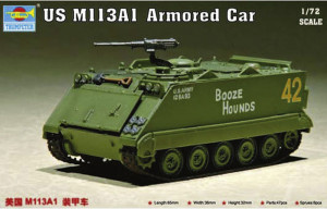 Trumpeter 1:72 7238 US M 113 A1 Armored Car