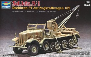 Trumpeter 1:72 7251 Drehkran 6t auf Zugkraftwagen 18t (Sd.Kfz. 9/1)