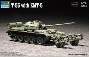 Trumpeter 1:72 7283 T-55 with KMT-5