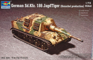 Trumpeter 1:72 7254 German Sd.kfz.186 Jagdtiger (Henschel production)