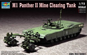 Trumpeter 1:72 7280 M1 Panther II Mine clearing Tank