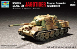 Trumpeter 1:72 7293 German Sd.Kfz 186 Jagdtiger wZimmerit