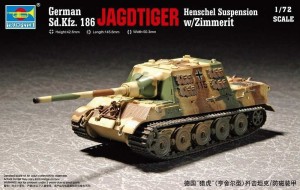 Trumpeter 1:72 7293 German Sd.Kfz 186 Jagdtiger wZimmerit