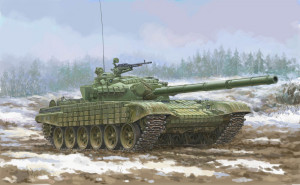 Trumpeter 09602 1:35 Soviet T-72 Ural with Kontakt-1 Reactive Armor- NEU
