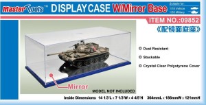 Master Tools  9852 Display Case w/Mirror Base 364x186x121mm WxL