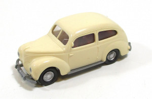 Wiking H0 1/87 (3) Ford Taunus 1949 cremeweiss o.OVP